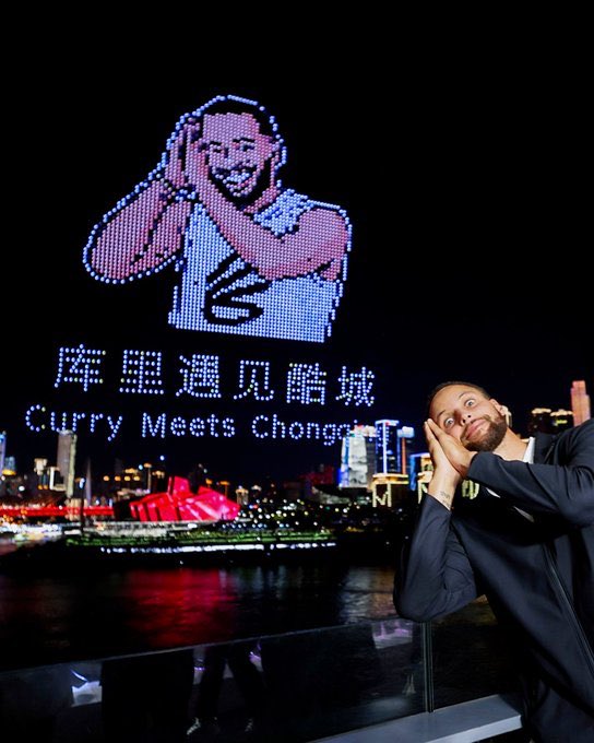 半岛体育官方网站-美网友震惊重庆无人机表演：中国已在22世纪！科比之后只有库里