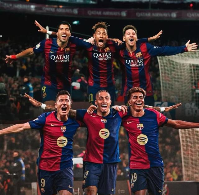 半岛体育官方网站-巴萨三叉戟包办四球！拉菲+莱万+亚马尔比肩MSN？